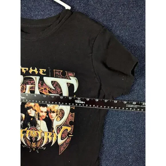 The Cult Electric Summer 87 Retro style Band Tee Wm L Babydoll Fit Rock Grunge - Picture 5 of 6